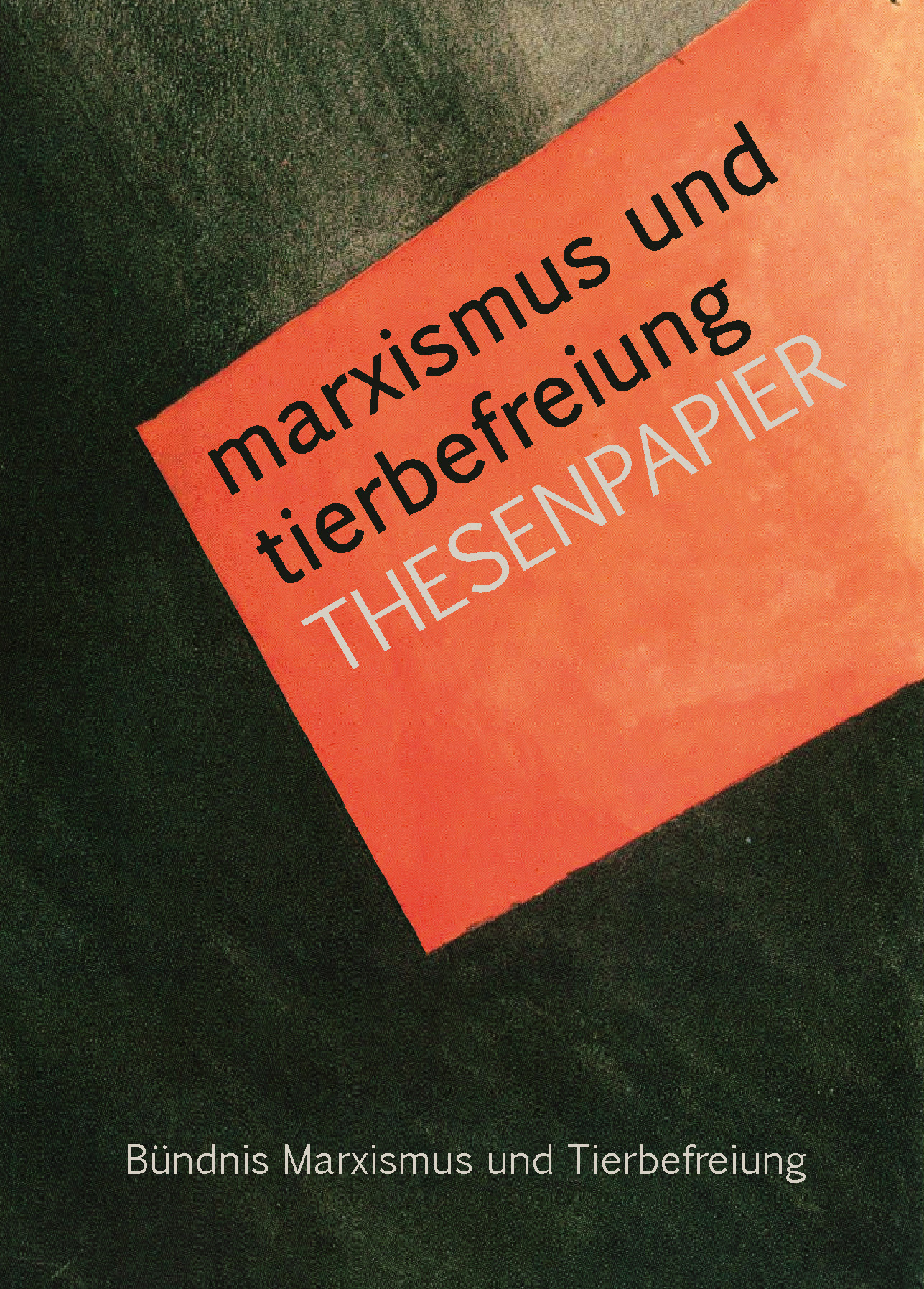 Thesenpapier Marxismus und Tierbefreiung (Podcast)